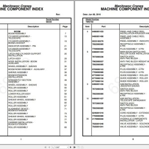 Grove TMS760 Parts Manual 68339