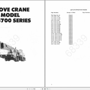 Grove TMS760 Service Manual 68339