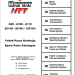 Hattat A90 to 10014H Spare Parts Catalog SSH.YPK.HTT.007 EN TR
