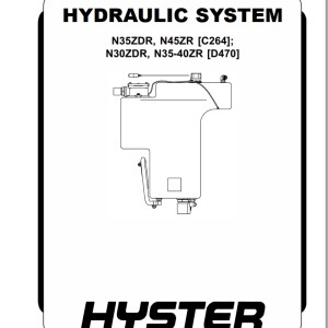 Hyster C264 N45ZR N35ZDR Service Manual