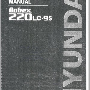 Hyundai Robex 220LC-9S Parts Manual