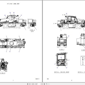 Kobelco RK130-2 Parts Manual S3EK05301ZO