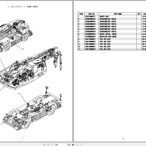 Kobelco RK250-7 Parts Catalog S3EE01001ZO