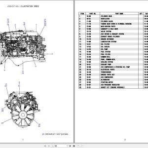 Kobelco RK700 Hino Engine E13CUV-KSFC Parts Catalog