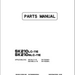 Kobelco SK210LC-11E SK210NLC-11E Parts Manual S3YN00083ZE04