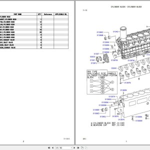 Kobelco TK550 Mitsubishi 6D16 Engine Parts Catalog S4EC01601ZO