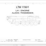 Liebherr LTM 1150-1 Electrical and Hydraulic Diagrams