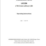 Liebherr LTM 1150-1 Liccon Error Code