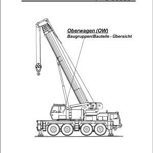 Liebherr LTM 1150-1 Outline of Components BMK Manual