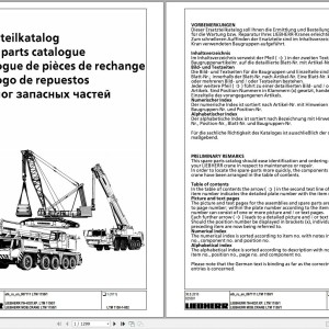 Liebherr LTM 1150-1 Parts Catalog