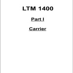 Liebherr LTM 1400 UW Service Manual