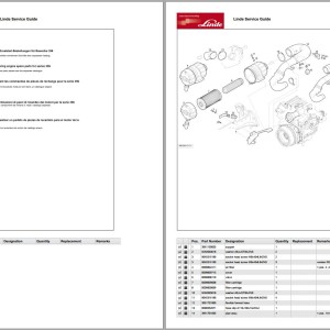 Linde 396-02 Series H50-02 H60-02 H70-02 H80-02 Part Catalog