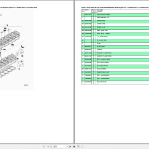 Mitsubishi FD50K Spare Parts Catalog