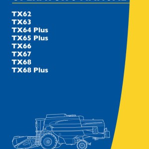 New Holland TX60 Series Operators Manual 604.63.021.00