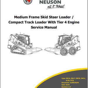 Wacker Neuson SW16 - ST31 Service Manual Wiring Diagram 5100029245