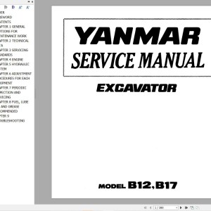 Yanmar B12 B17 Service Manual MM149ENMA00100