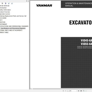 Yanmar Vi045-6A Vi055-6A Operation and Maintenance Manual