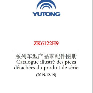 Yutong ZK6122H9 Parts Catalog FR ZH