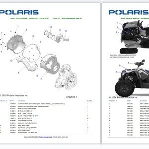 Polaris 2025 ATV INTL SCRAMBLER 1000 55 TRACTOR (R01) - A25SGE95CT Part Manual