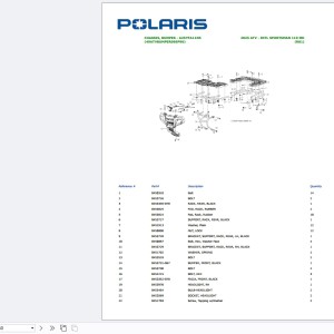 Polaris 2025 ATV INTL SPORTSMAN 110 MD (R01) - A25YFA11N5 Part Manual