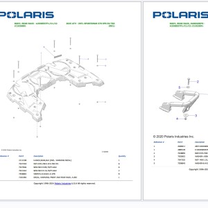 Polaris 2025 ATV INTL SPORTSMAN 570 EPS EU TB3 (R01) Part Manual