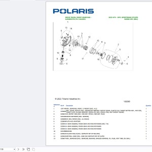 Polaris 2025 ATV INTL SPORTSMAN 570 EPS EURO5 3PC (R01) Part Manual
