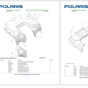 Polaris 2025 ATV INTL SPORTSMAN 570 EPS HUNTER SE TB3 (R01) Part Manual