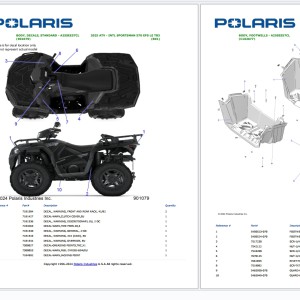 Polaris 2025 ATV INTL SPORTSMAN 570 EPS LE TB3(R01) Part Manual
