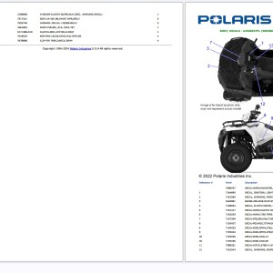 Polaris 2025 ATV INTL SPORTSMAN 570 EPS SE 3PC (R01) Part Manual