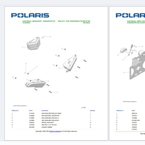 Polaris 2025 ATV INTL SPORTSMAN 570 EPS SP OHILINS T3B (R01) Part Manual