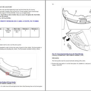 Porsche 911 997 2009-2012 Workshop Manual