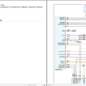 Porsche 911 Carrera Cabriolet 992 2021 Wiring Diagram