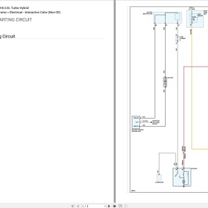 Porsche Cayenne E-Hybrid 9YA 2021 Wiring Diagram