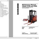 Raymond 4100 4200 Part Catalog & Maintenance Manual