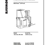 Raymond R30-R50 Schematics Diagram, Part & Maintenance Manual