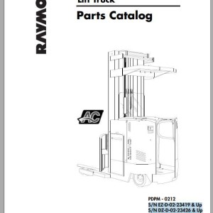 Raymond EZ-D DZ-D Part Catalog PDPM-0212A