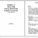 Raymond 21 SCR Operation, Maintenance & Parts Manual