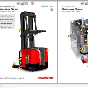 Raymond 7530 Schematics, Maintenance & Parts Manual