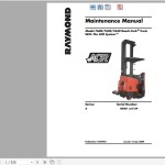 Raymond 7600 7620 7640 Schematics, Maintenance & Parts Manual