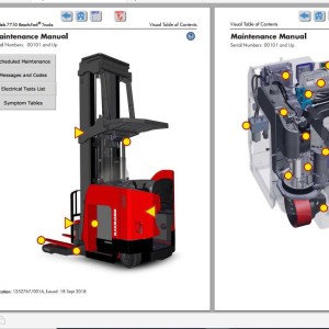 Raymond 7730 Schematics, Maintenance & Parts Manual