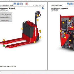 Raymond 102XM Schematic, Maintenance & Parts Manual