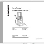 Raymond RRS RSS RCS 20 22 30 40 Maintenance Parts Manual, Electrical Schematic