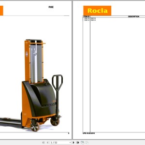 Rocla RSE10 RSE12 Parts Catalog 2010