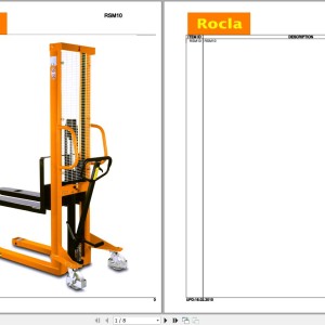 Rocla RSM10 Parts Catalog 2010