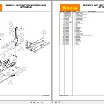 Rocla SWS 10 12(i) 14(i) 16(i) 16s SPE 10 12(i) 14(i) 16(i) 16s Parts Catalog 2013