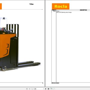 Rocla T20ac Parts Catalog 2010