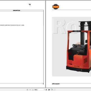 Rocla TEC16 F14 H16 H20 H25 M20 M25 N20 N25 S16 S20 S25 TER Parts Catalog 2011