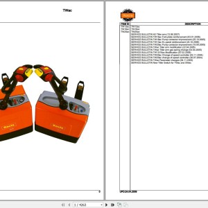 Rocla TW13ac TW16ac TW20ac Parts Catalog 2009