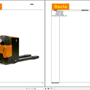 Rocla TWS16 TWS18 TWS20 TWS20SE Parts Catalog 2012