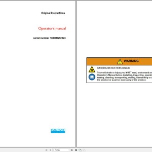 Sandvik QH331 Operation Maintenance Parts Manual and Diagram
